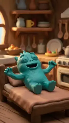 Clay monster | AI character animation