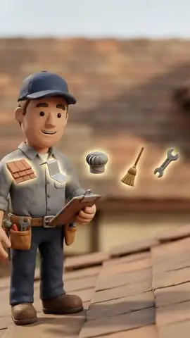 Roofer character | Claymation AI clip